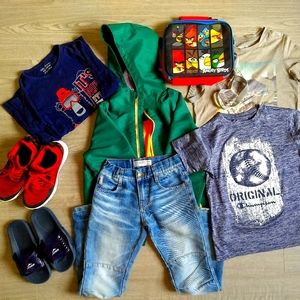 HUGE boys set 8-9 years (jacket, jeans, sneakers)